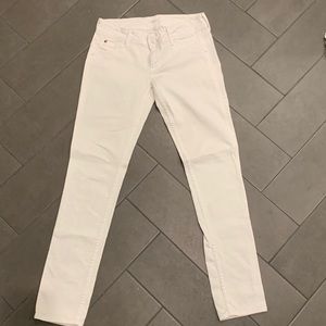 Hudson Collin Skinny Jeans - Size 28 - White